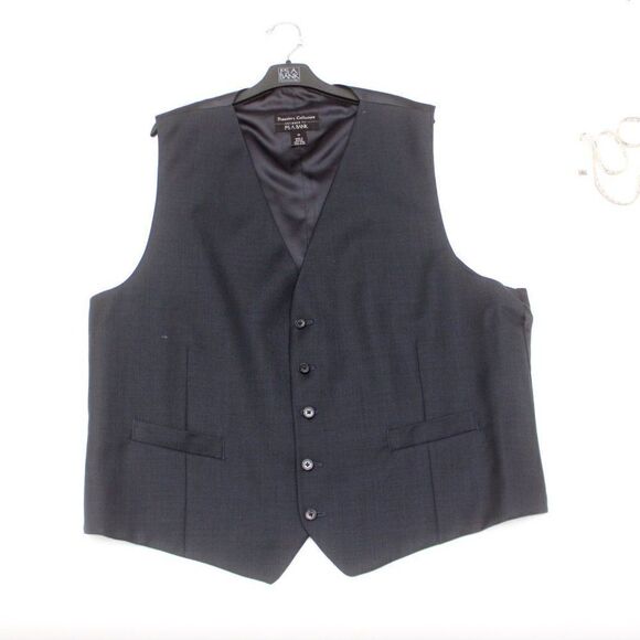 NWT Jos. A. Bank Suit Separate Vest Tailored Fit Wool Men’s Size 1X Dark Navy - Picture 2 of 5